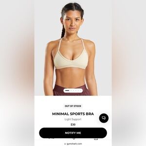 Gymshark Minimal Sports Bra